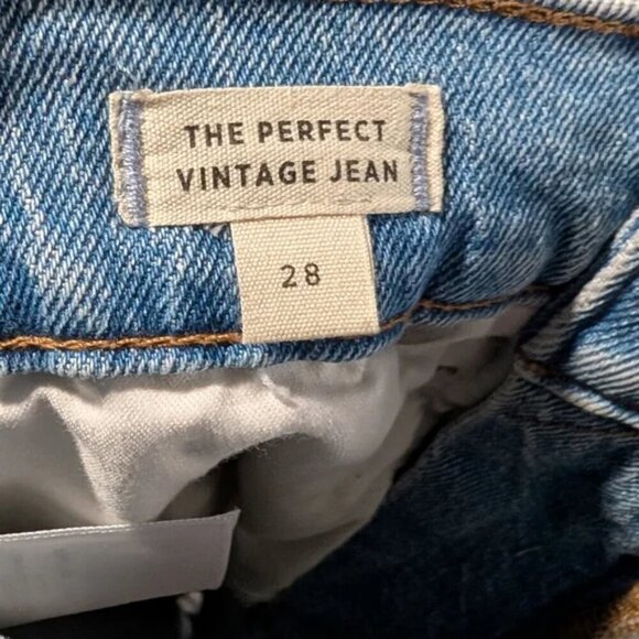 NWT Madewell | The Perfect Vintage Jean in Coney Wash: Destroyed Edition - Picture 7 of 15